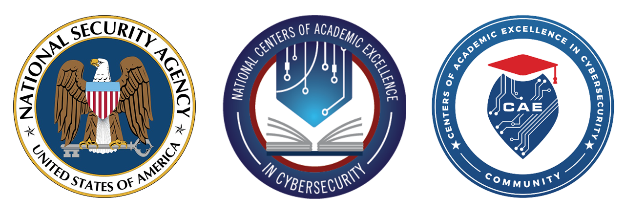 NSA Center of Academic Excellence in Cybersecurity Logos