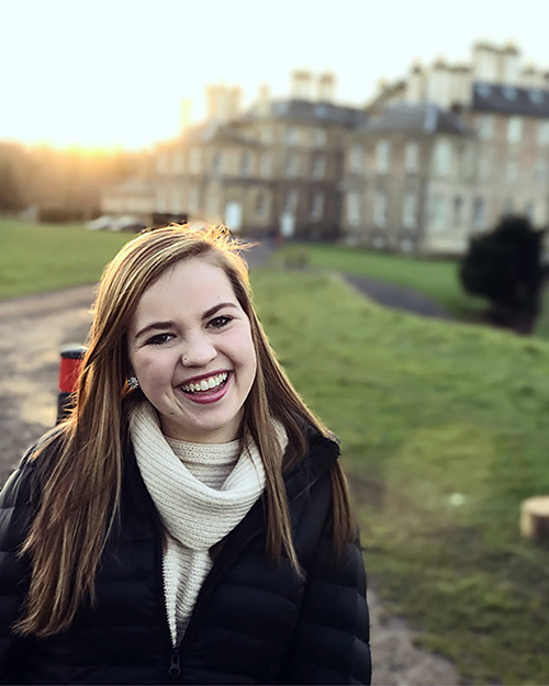 Abby Fawcett enjoyed the Wisconsin in Scotland program en route to earning her degree at UW-Stout.