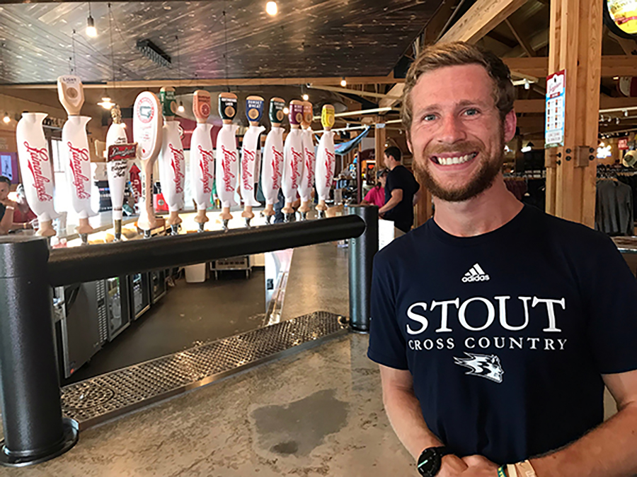 Mike Friedman, a food science and technology major, is interning this summer at Leinenkugel’s brewery in Chippewa Falls.