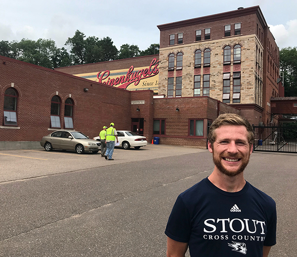 Mike Friedman, a food science and technology major, is interning this summer at Leinenkugel’s brewery in Chippewa Falls.