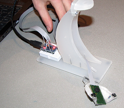 A tongue-operate computer mouse.