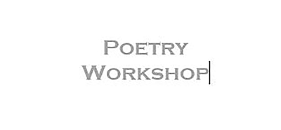 Poetry Workshop sign