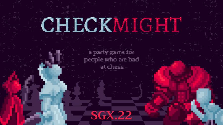 Checkmight title poster