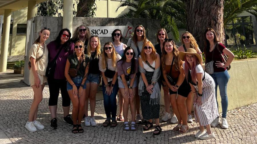 CMHC students visit the National Institute for Preventive Behaviors in Lisbon, Portugal