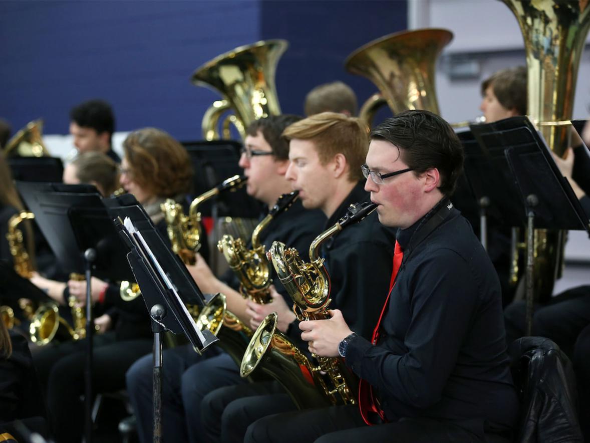Symphonic Band presents winter concert in the Great Hall Dec. 4 Featured Image