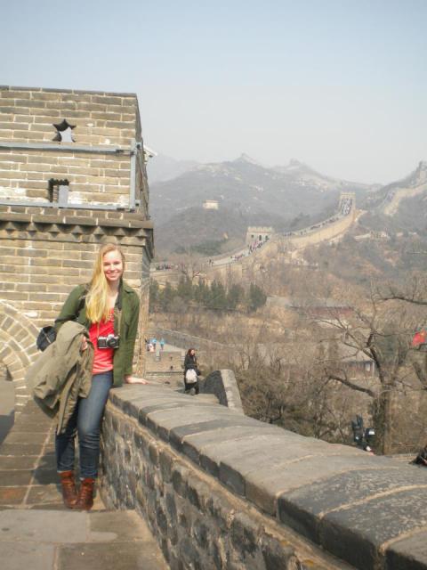 Kumerow at the Great Wall of China