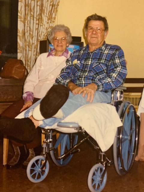 Betty and Gerald Mayes in 1991.